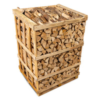 1 Palette Brennholz Palette – Hartholz Mix – 25 cm